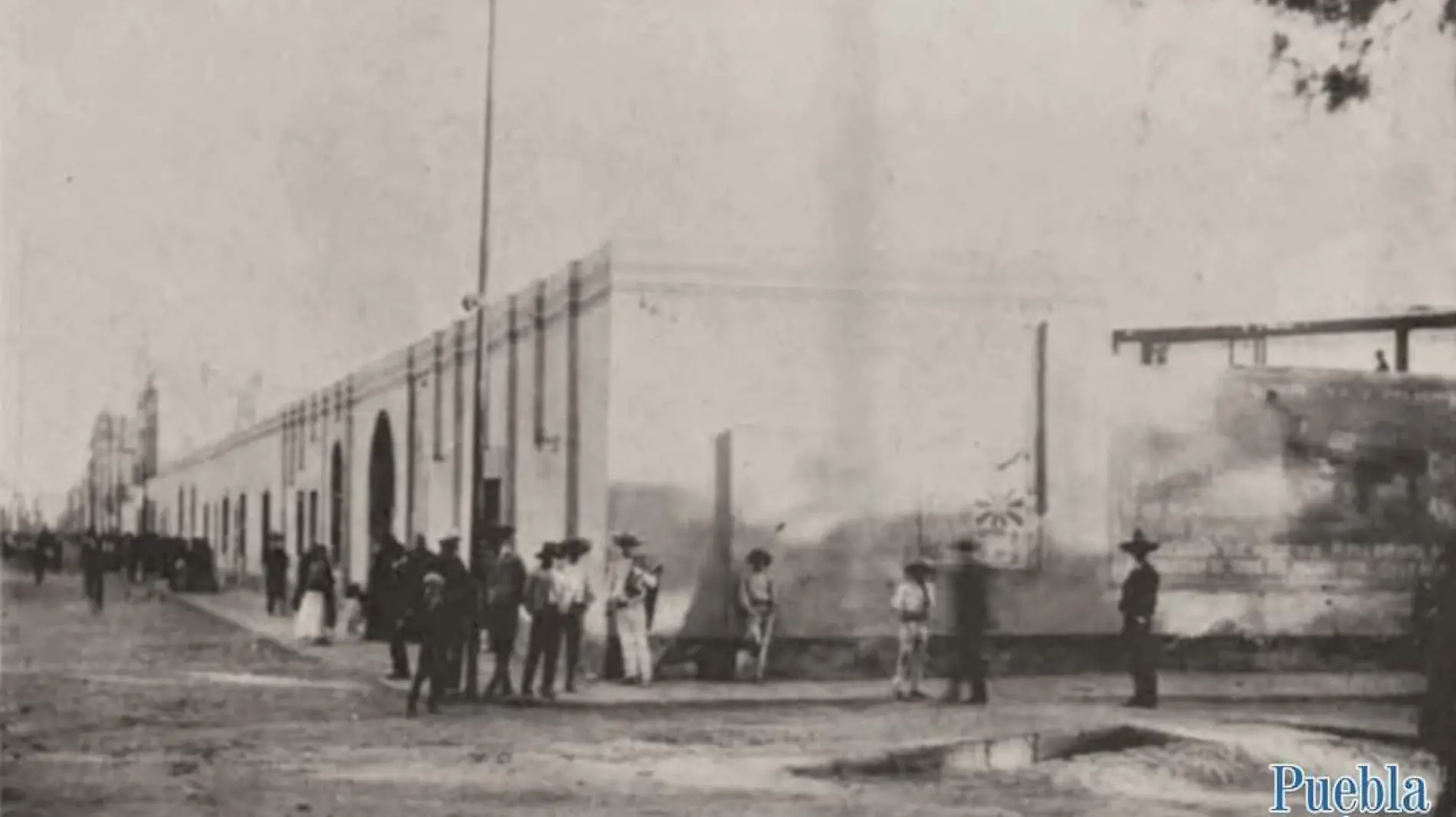 Así quedó la Plaza de Toros del Paseo Bravo en 1902, cuando ardió en llamas 